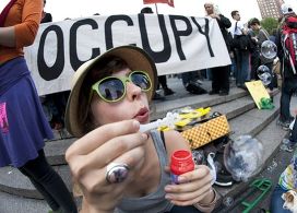 Движение Occupy Wall Street в Нью-Йорке