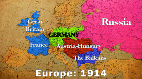 Европа в 1914 году