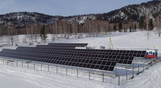Солнечная электростанция на Алтае